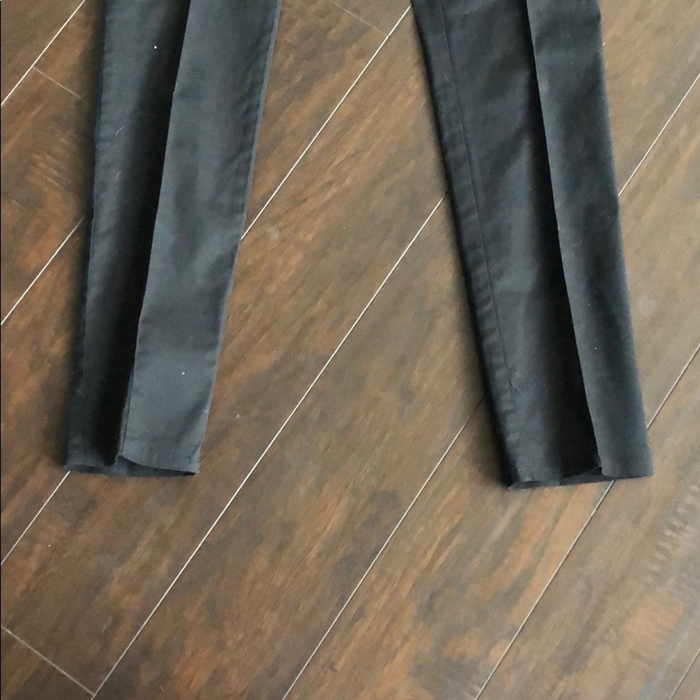 BLACK HIGH WAISTED SKINNY ANKLE PANT - Picture 4 of 6